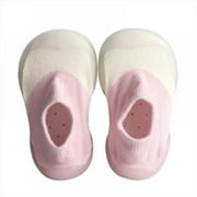 Baby Toddler Sock Shoes TPE Sole Non-Skid Indoor/Outdoor Toddler Slipper Cotton Mesh Breathable Lightweight Sock Shoes for Infant Girls Boys
